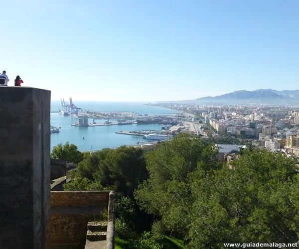 Castillo de Gibralfaro, Ciudad de Málaga, Costa del Sol, Andalucía, España. Castillo de Gibralfaro, Ciudad de Málaga, Costa del Sol, Andalucía, España.