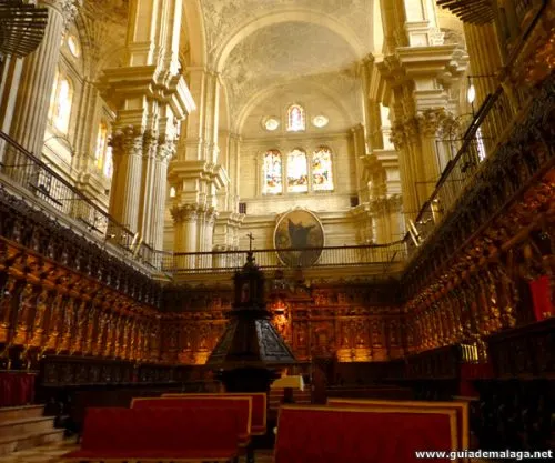 Interior de la Catedral de Málaga.
