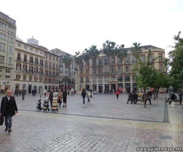 Plaza de la Constitución, Ciudad de Málaga Capital, Costa del Sol, Provincia de Málaga, Andalucía