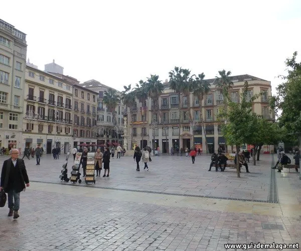Plaza de la Constitución, Ciudad de Málaga Capital, Costa del Sol, Provincia de Málaga, Andalucía