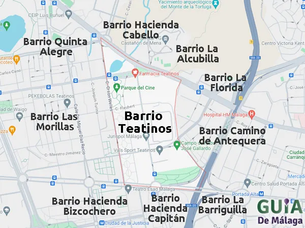 Barrio Teatinos, Ciudad de Málaga Capital, Costa del Sol