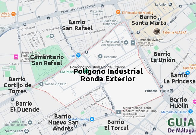 Polígono Industrial Ronda Exterior, Ciudad de Málaga Capital, Costa del Sol, Andalucía, España