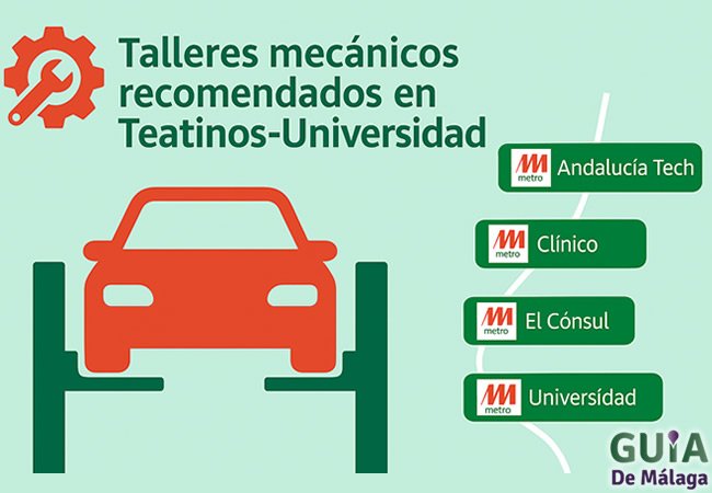 Talleres mecánicos en Teatinos Universidad Málaga